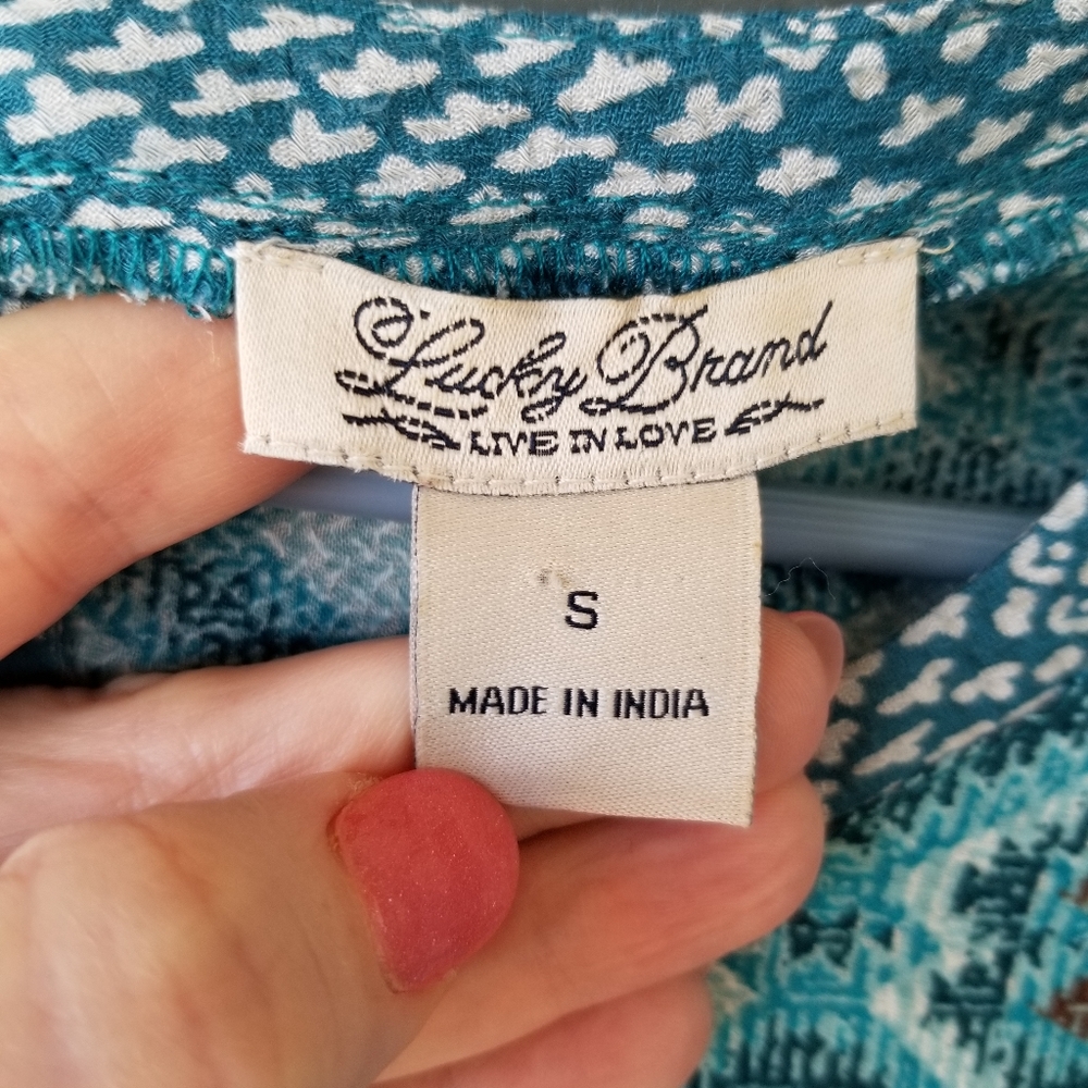 Lucky Brand sleeveless top sz S - Picture 2 of 3